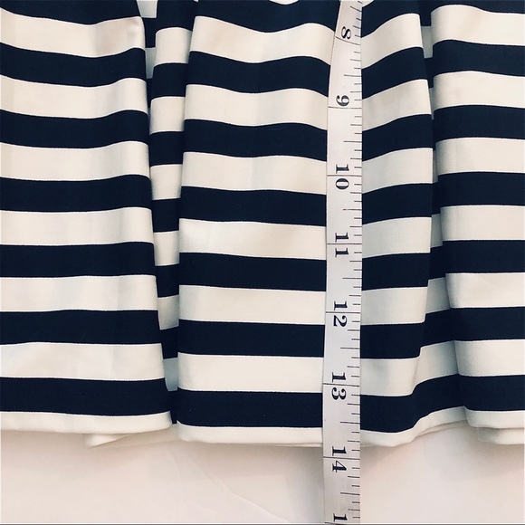 NWT Kate Spade “dive” striped pleated miniskirt - Picture 6 of 11